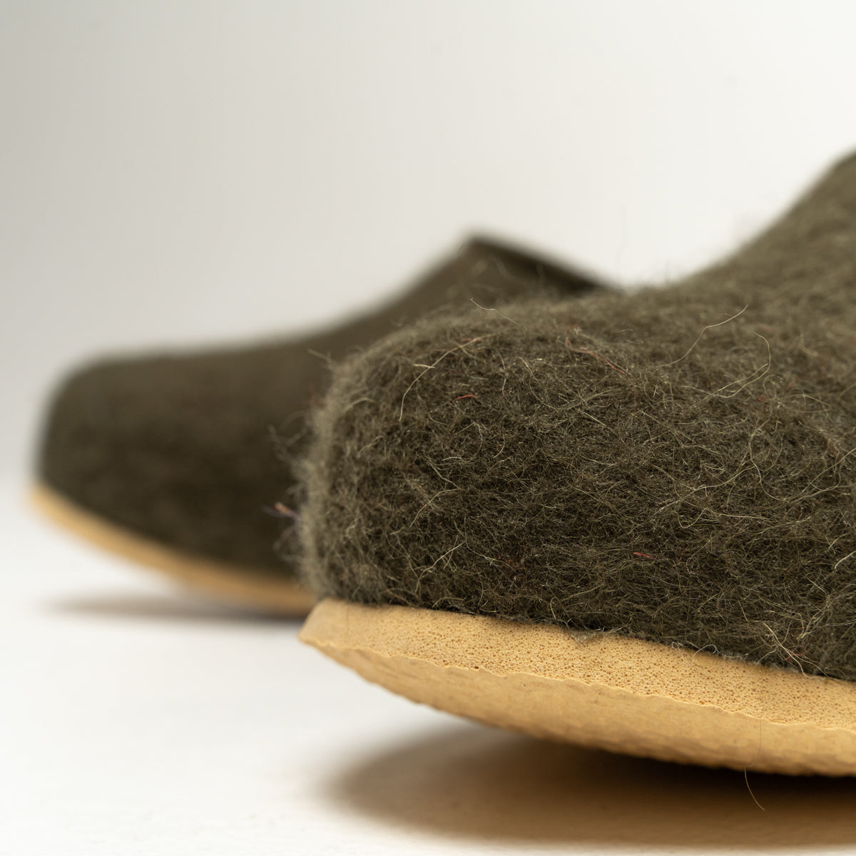 wool slippers CANT Olive