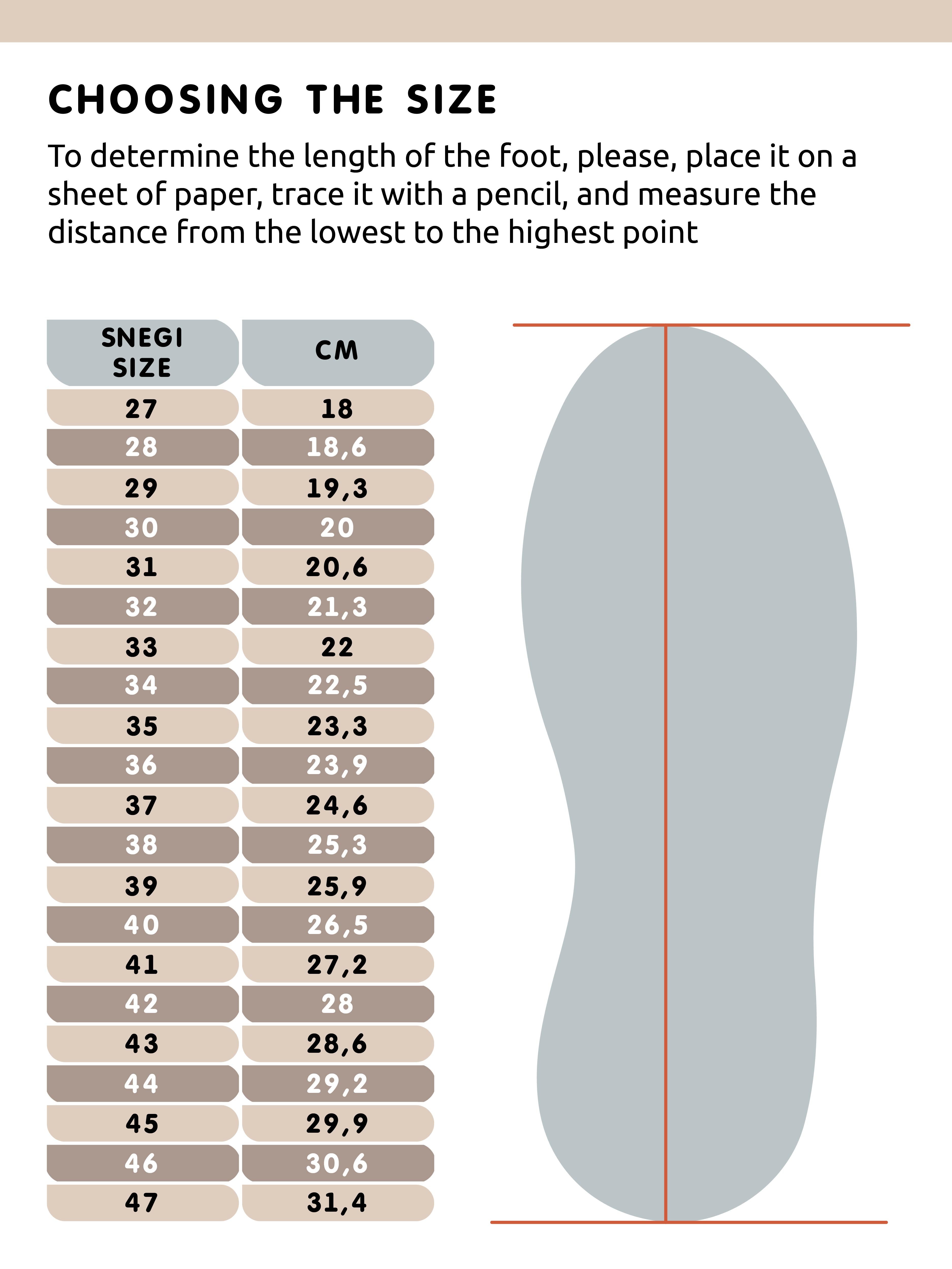 Reef shoe outlet size chart